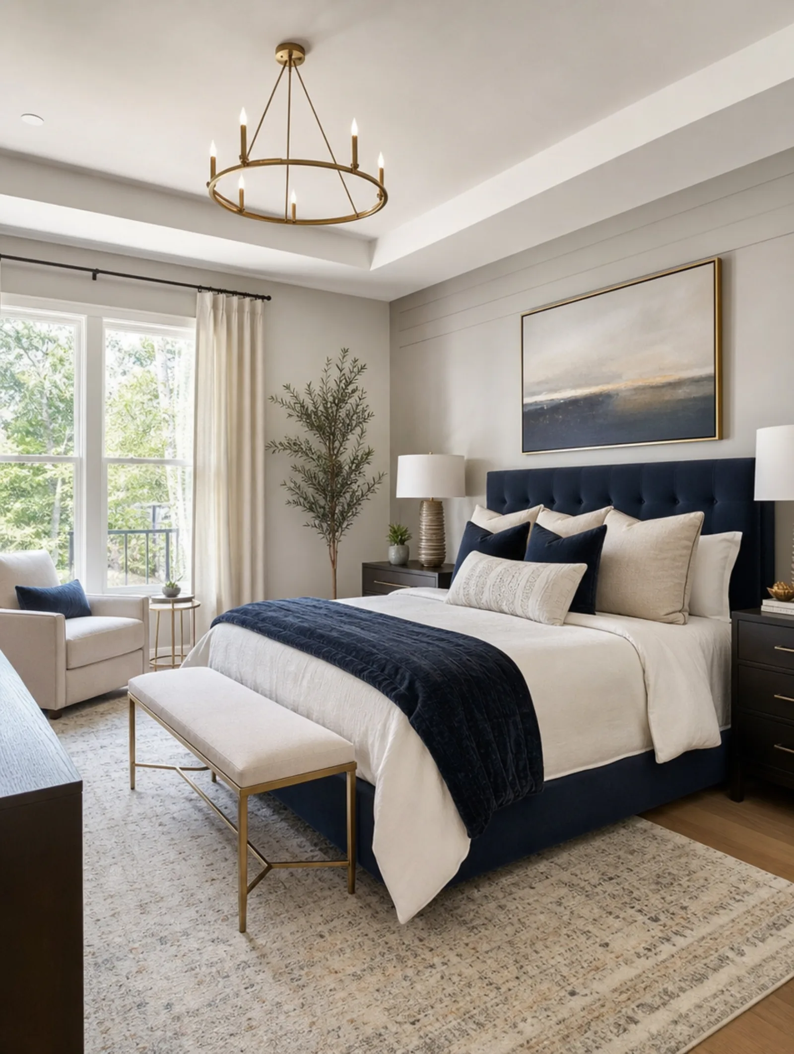 Exterior of a staged Alpharetta GA home prepared for sale