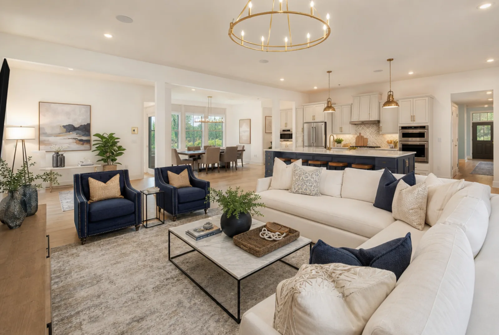 Builder and model home staging