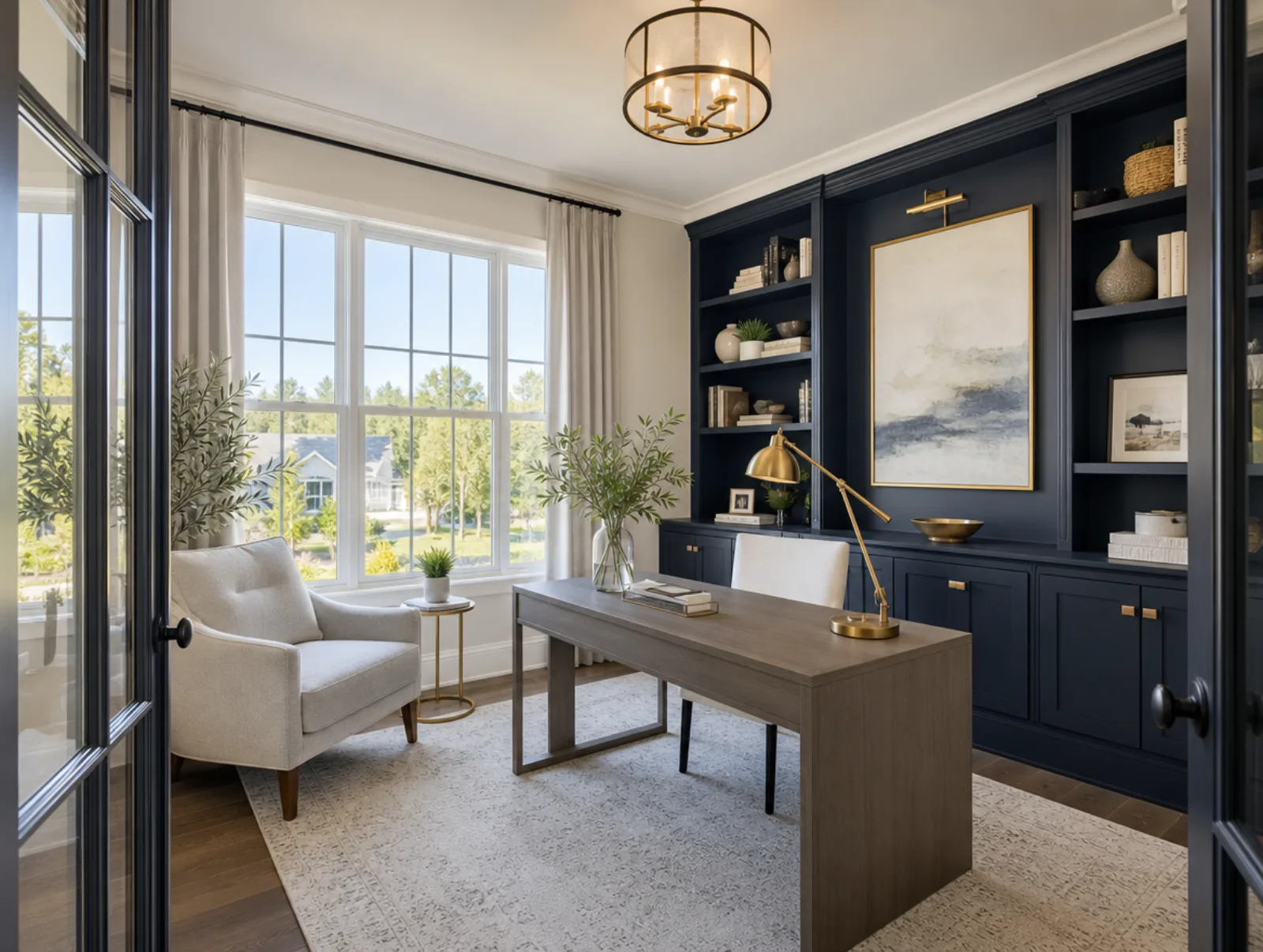 Established Sandy Springs neighborhood with mature tree canopy