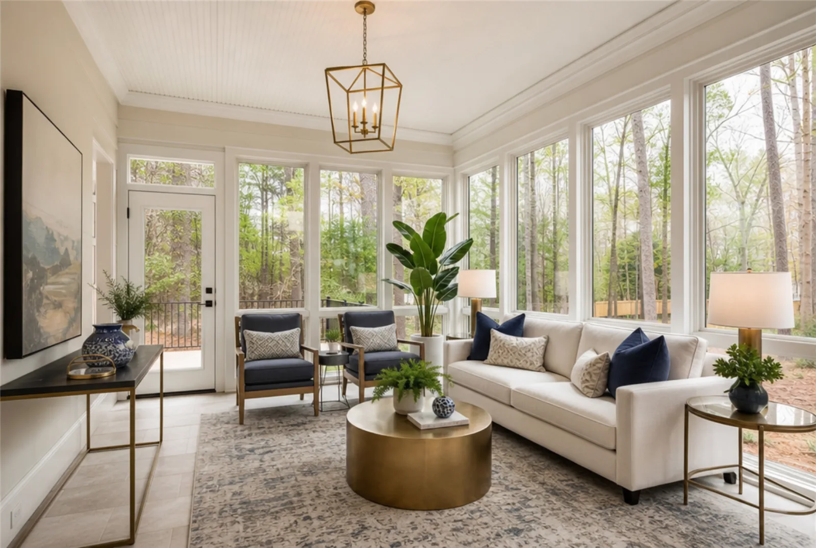 Staged home interior in Atlanta, Metro Atlanta
