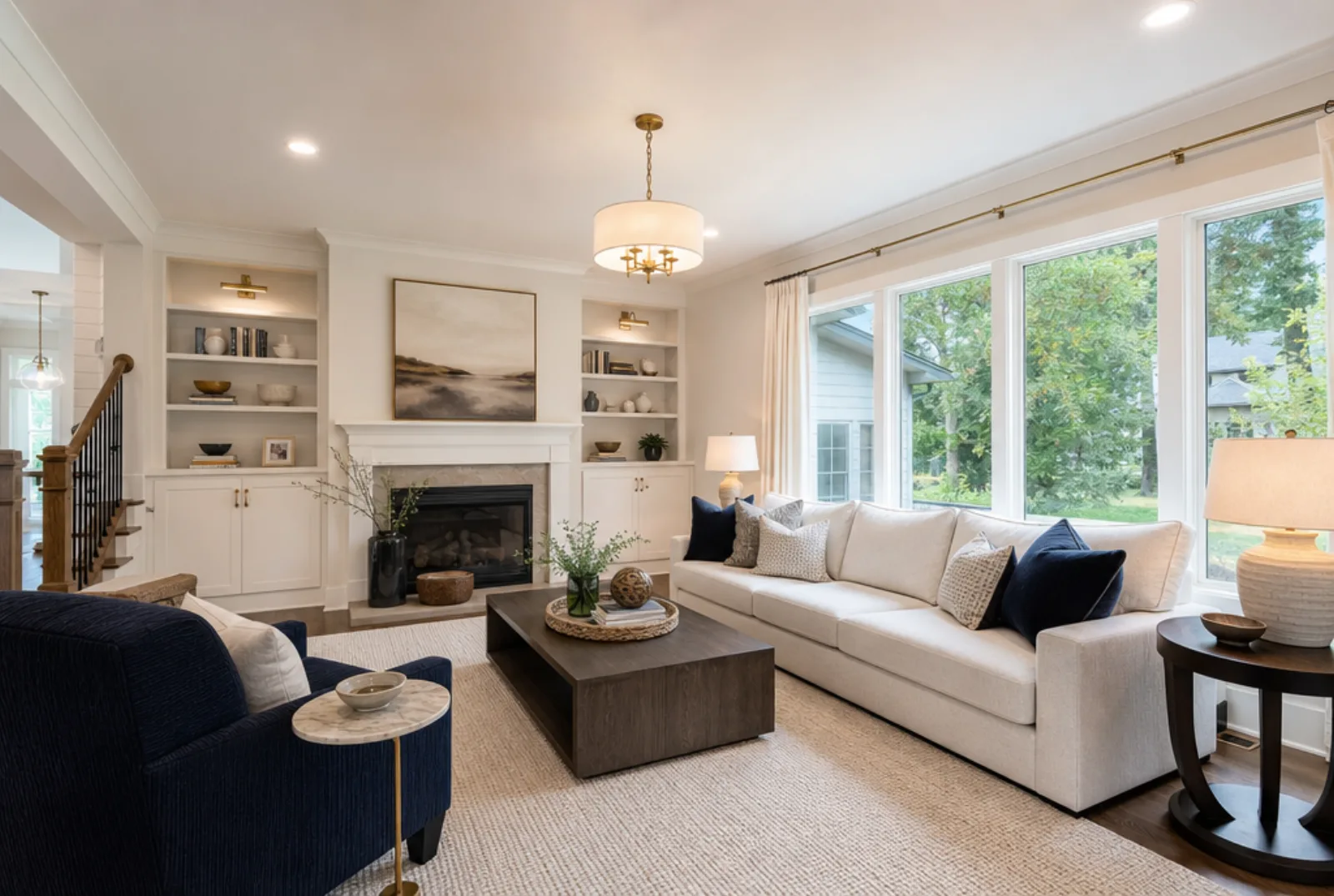 Curated furniture and decor inventory for Atlanta home staging