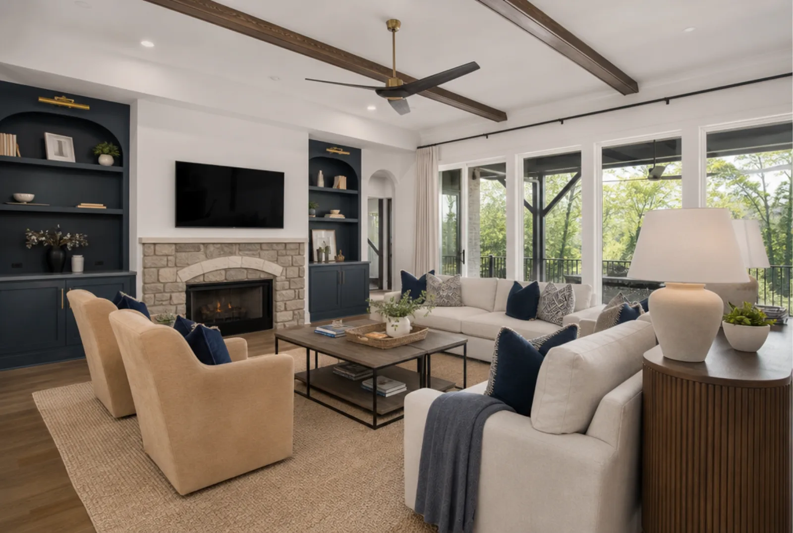 Selecting furniture and decor for a Metro Atlanta staged home