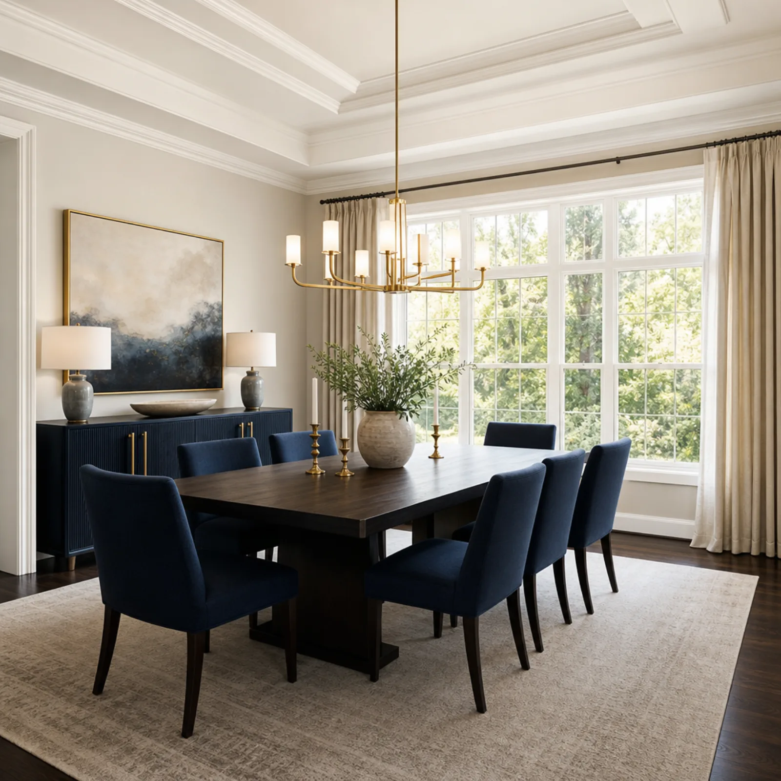 Staged interior in metro Atlanta