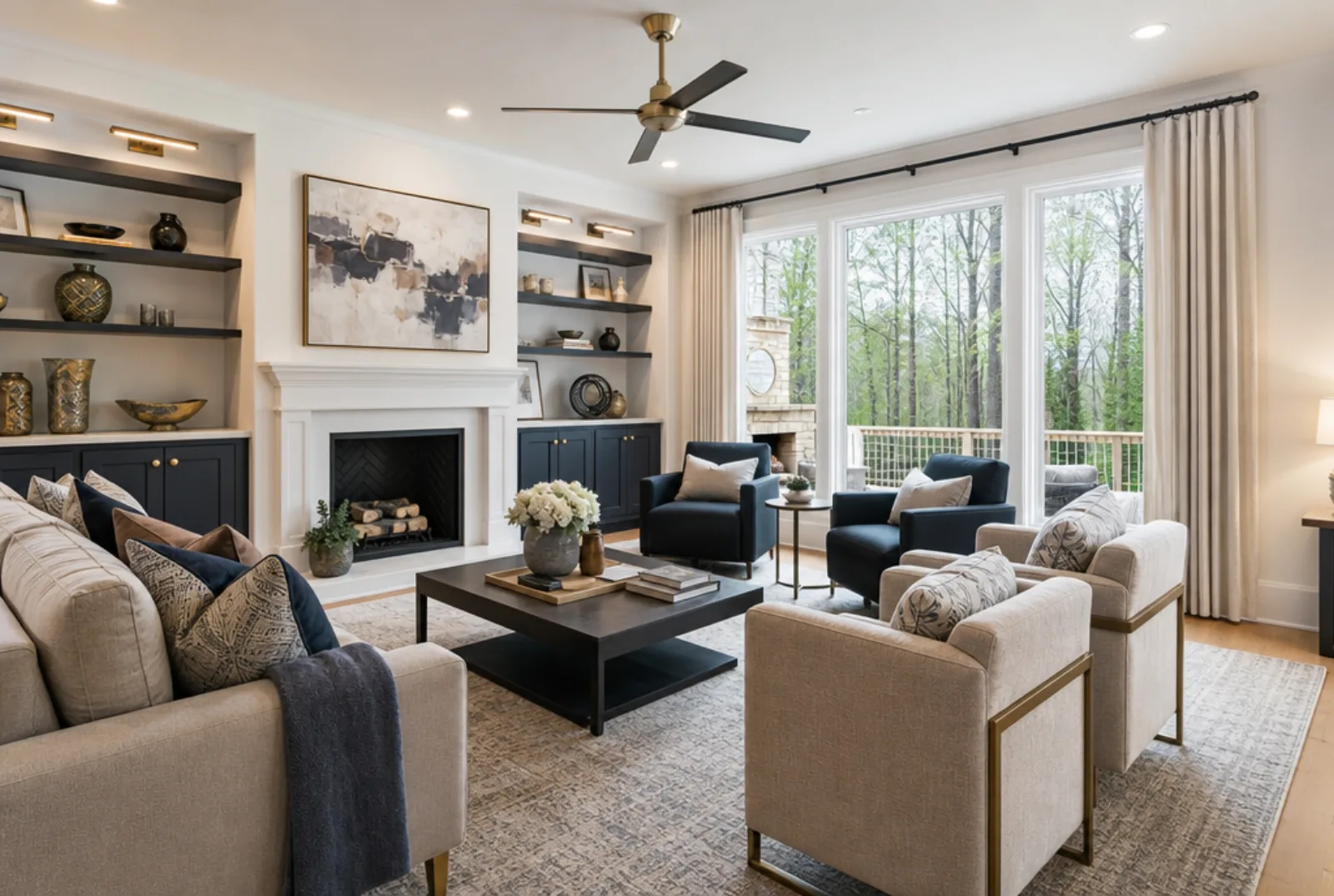 Atlanta landmark near a staged listing