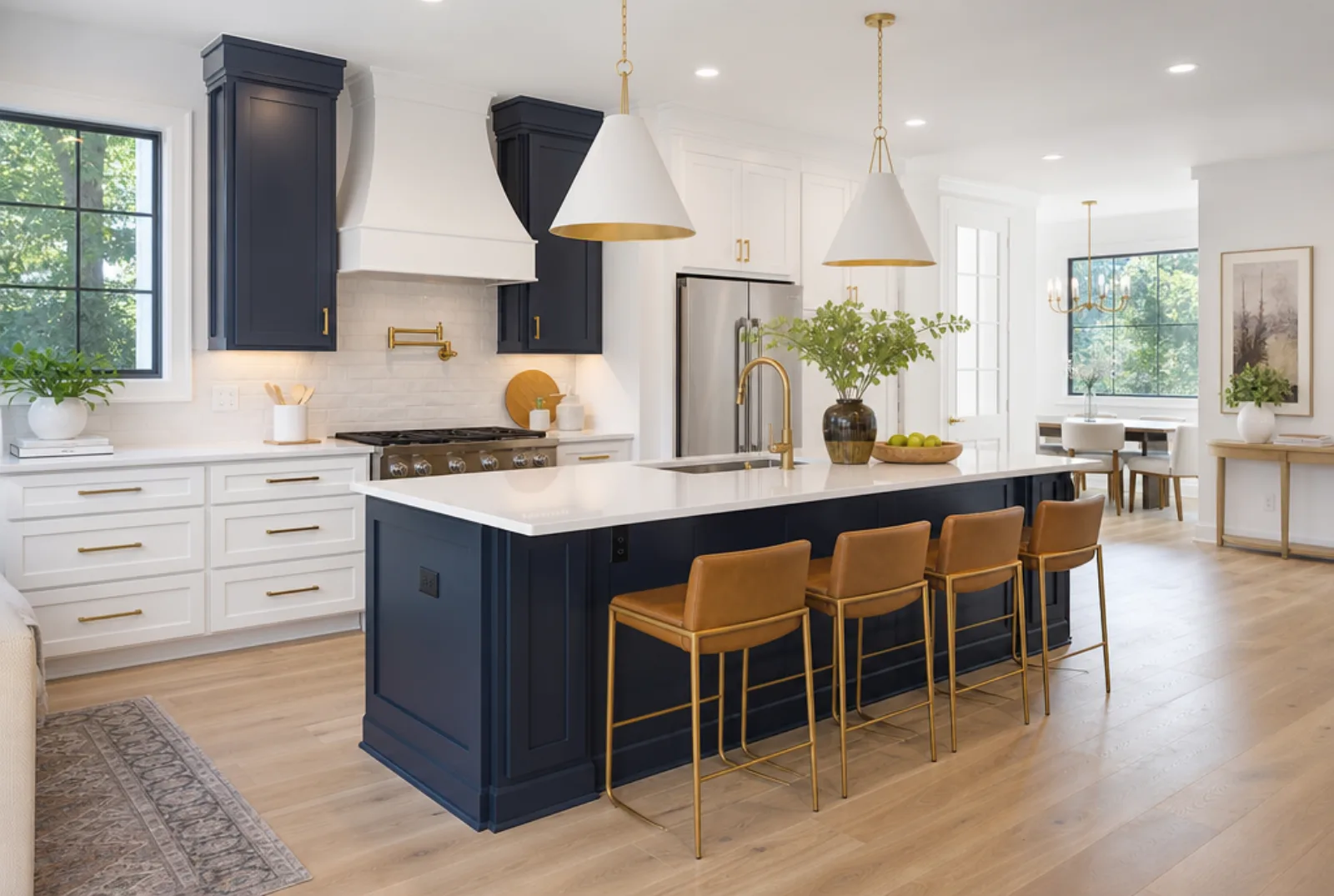 Staged interior in metro Atlanta