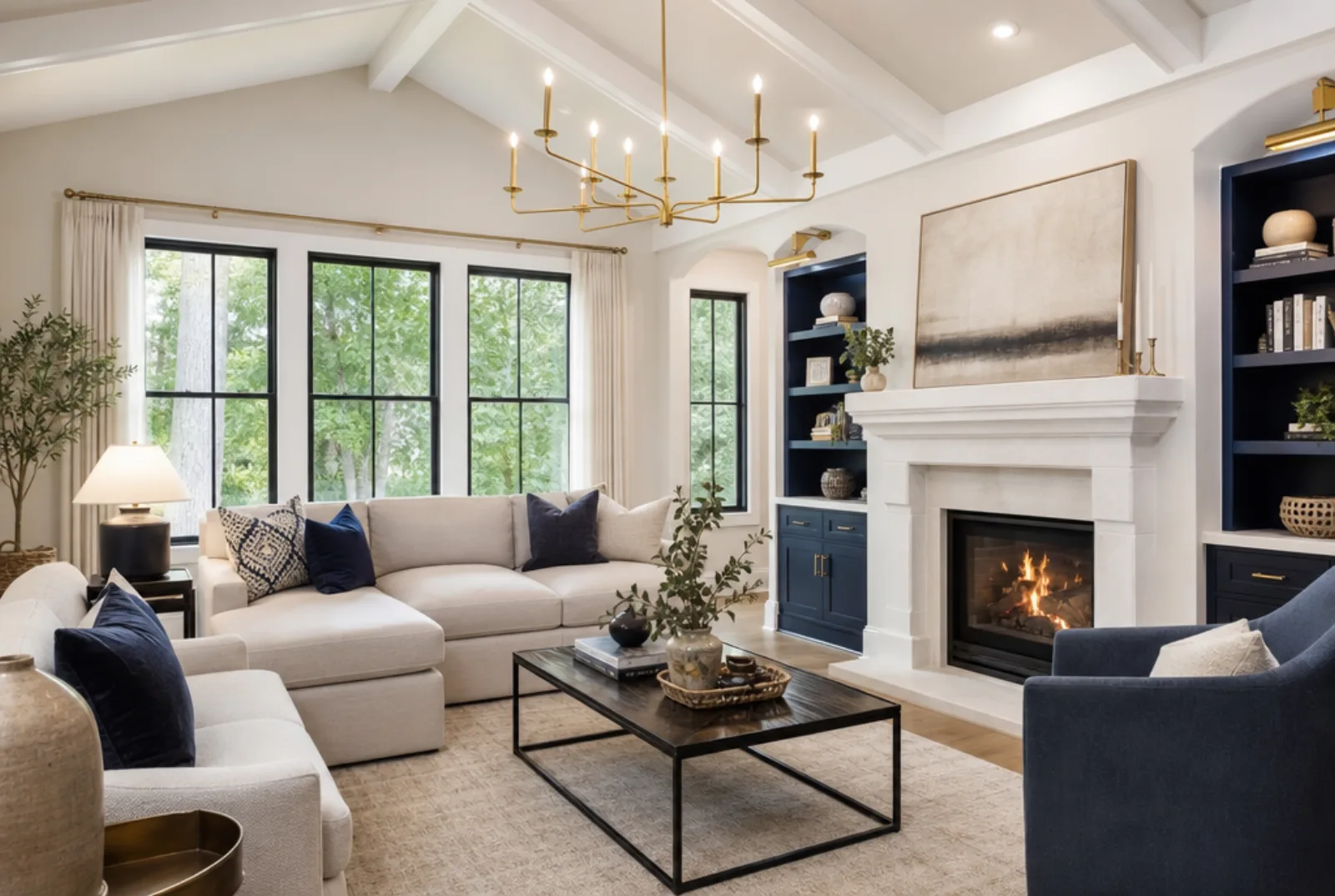 Staged interior in metro Atlanta