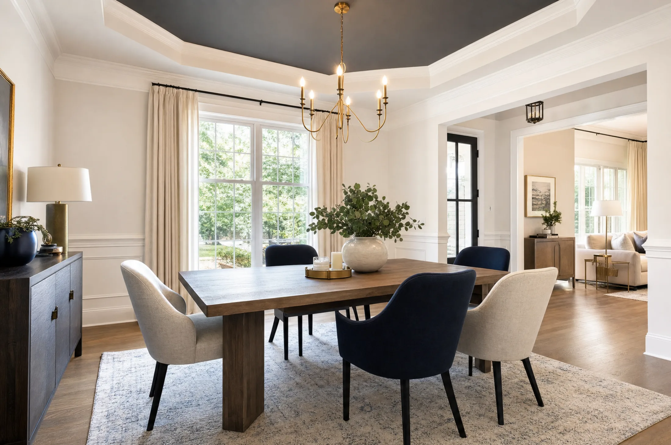 Staged interior in metro Atlanta