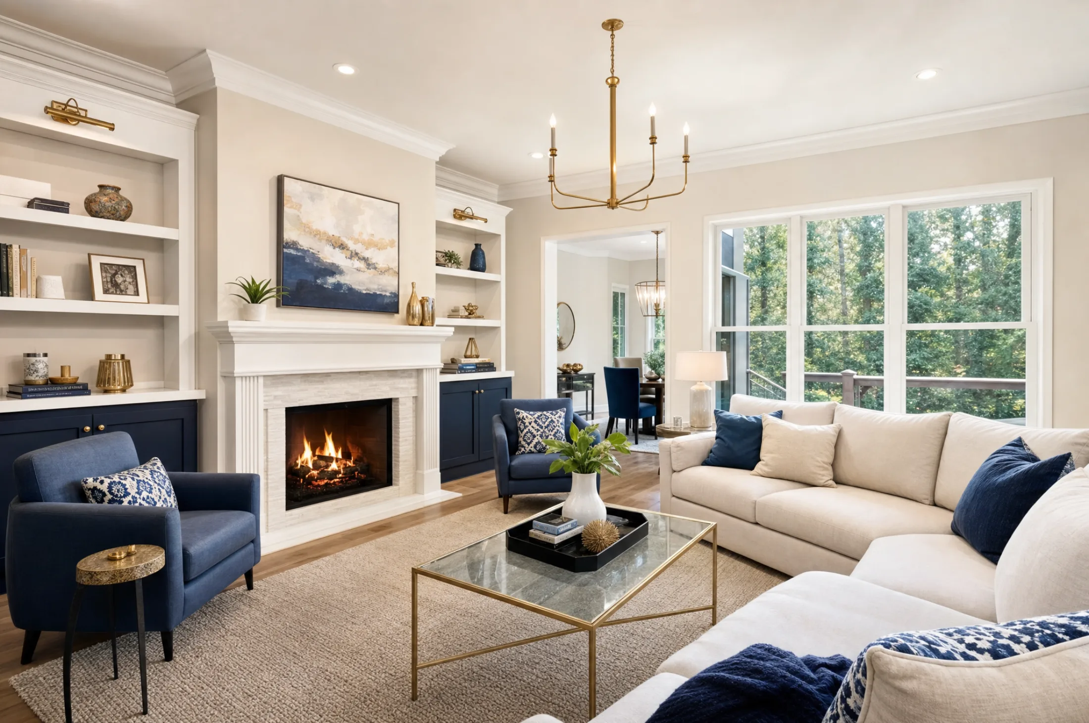 Atlanta landmark near a staged listing