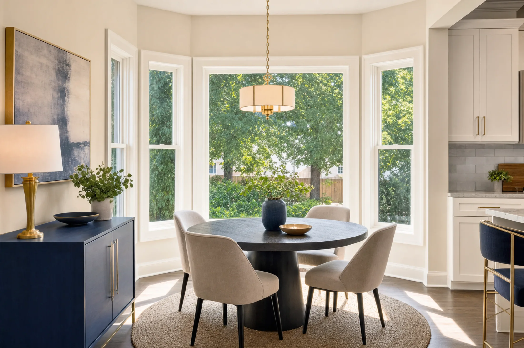 Staged condo interior in Buckhead