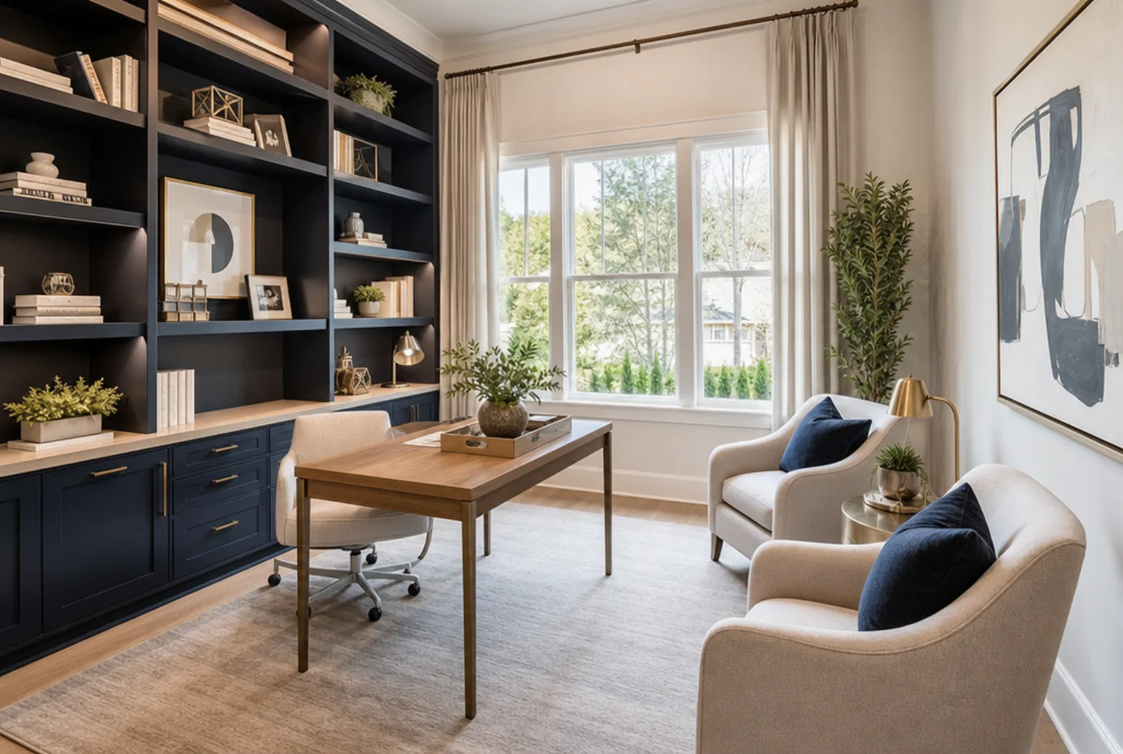 Vacant staging in a Buckhead estate home