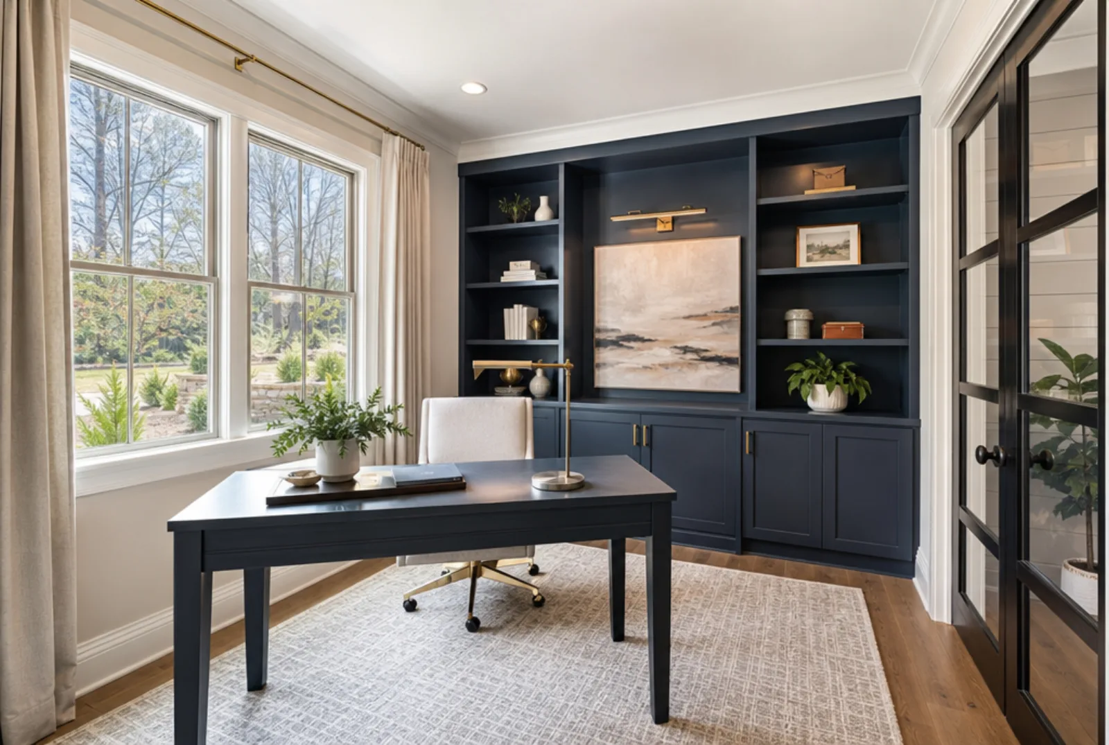 Staged interior in metro Atlanta