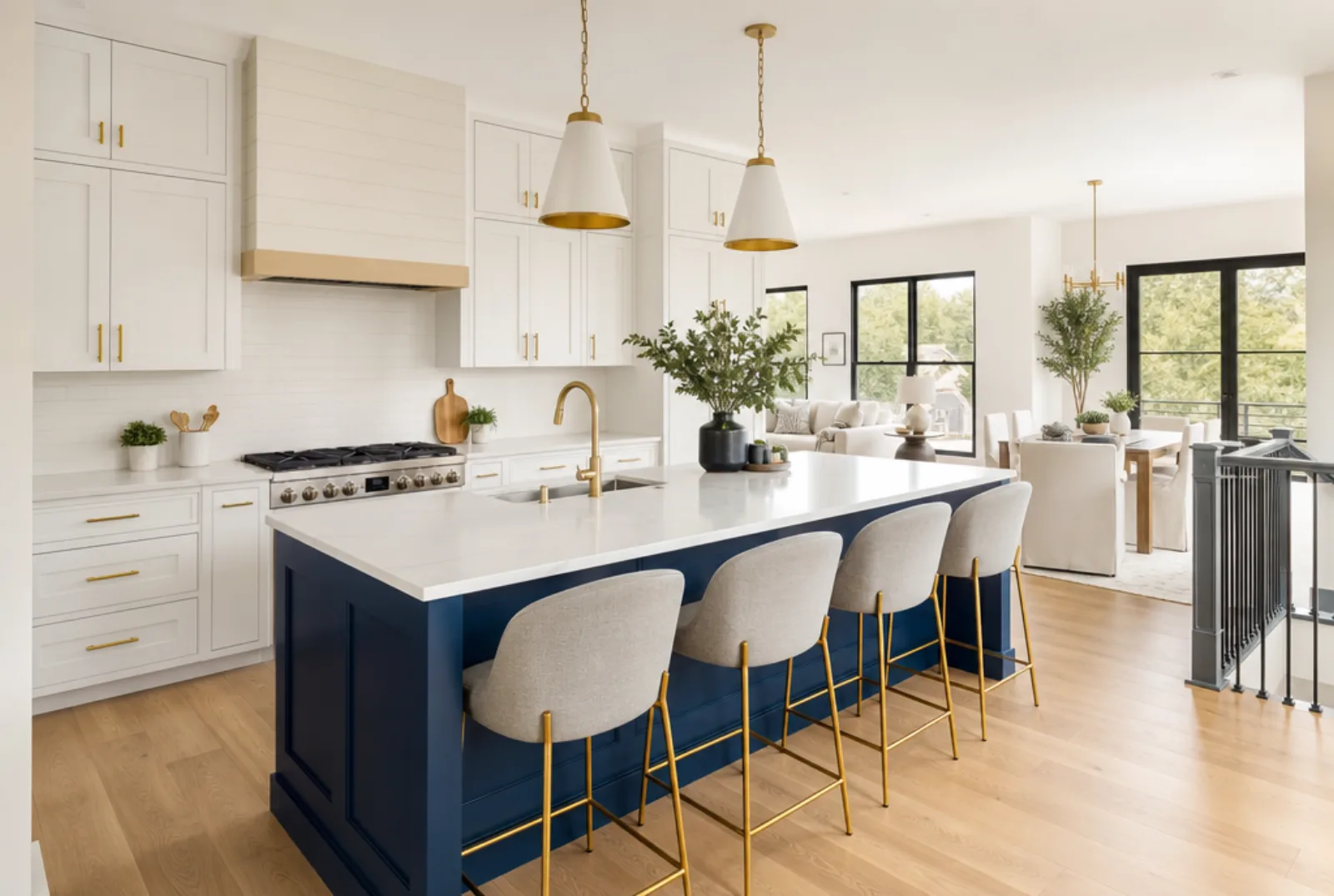 Vacant staging in a Buckhead estate home