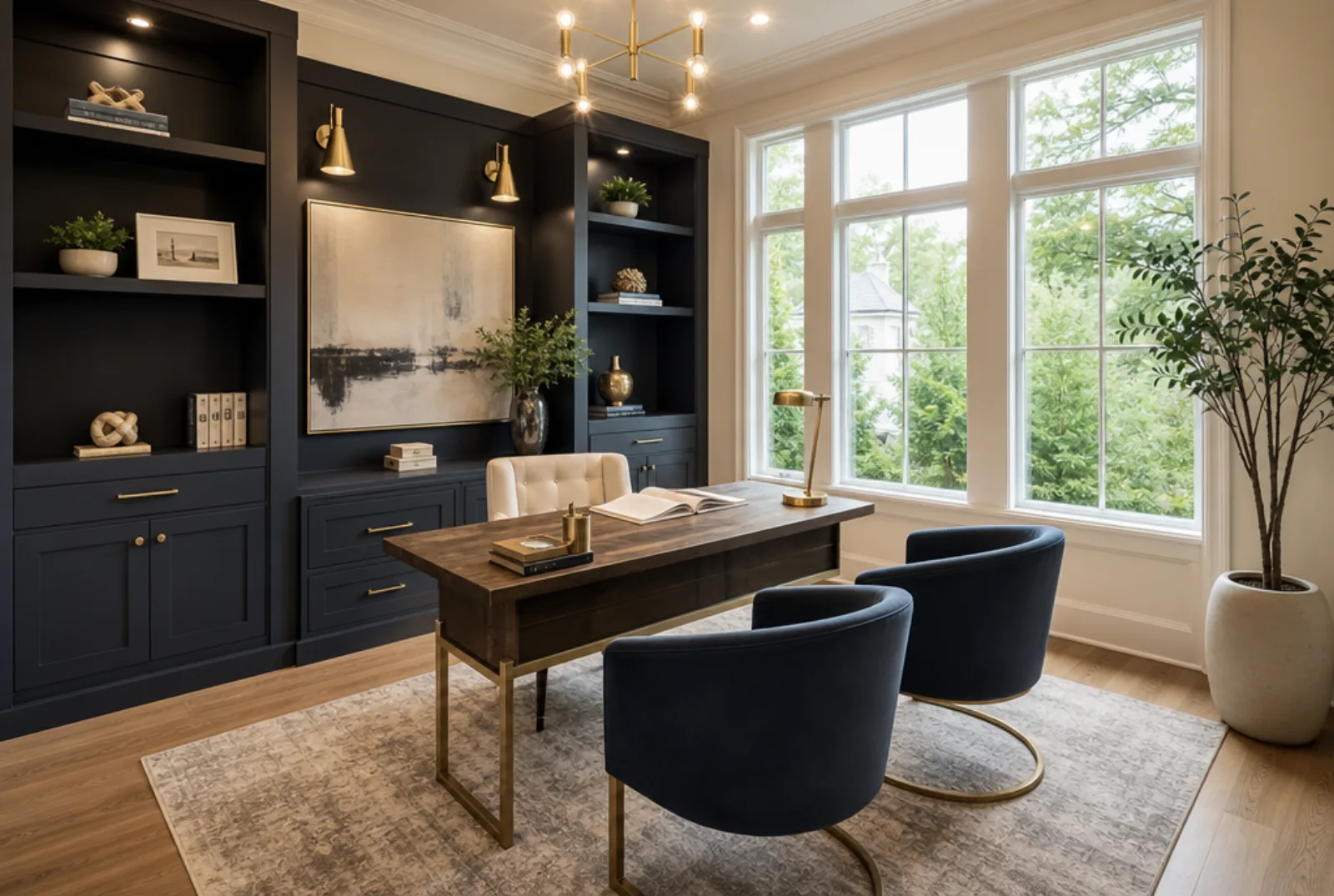 Staged suburban home in Roswell, Metro Atlanta