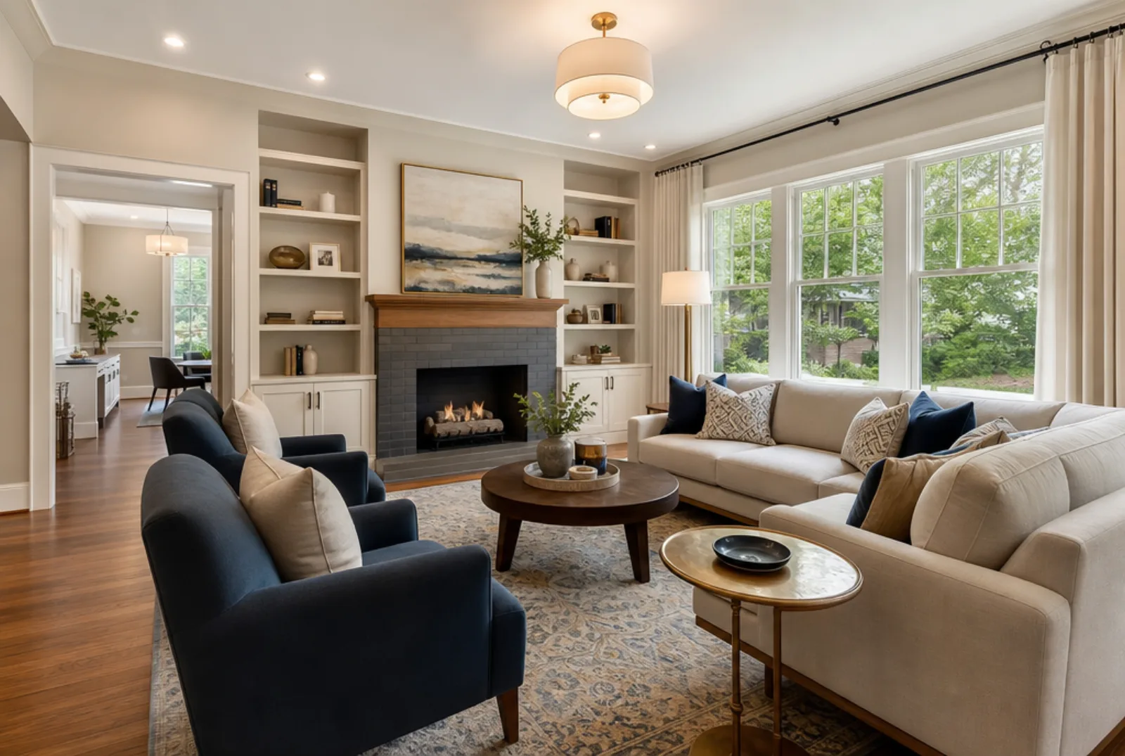 Staged home in Dunwoody, Metro Atlanta