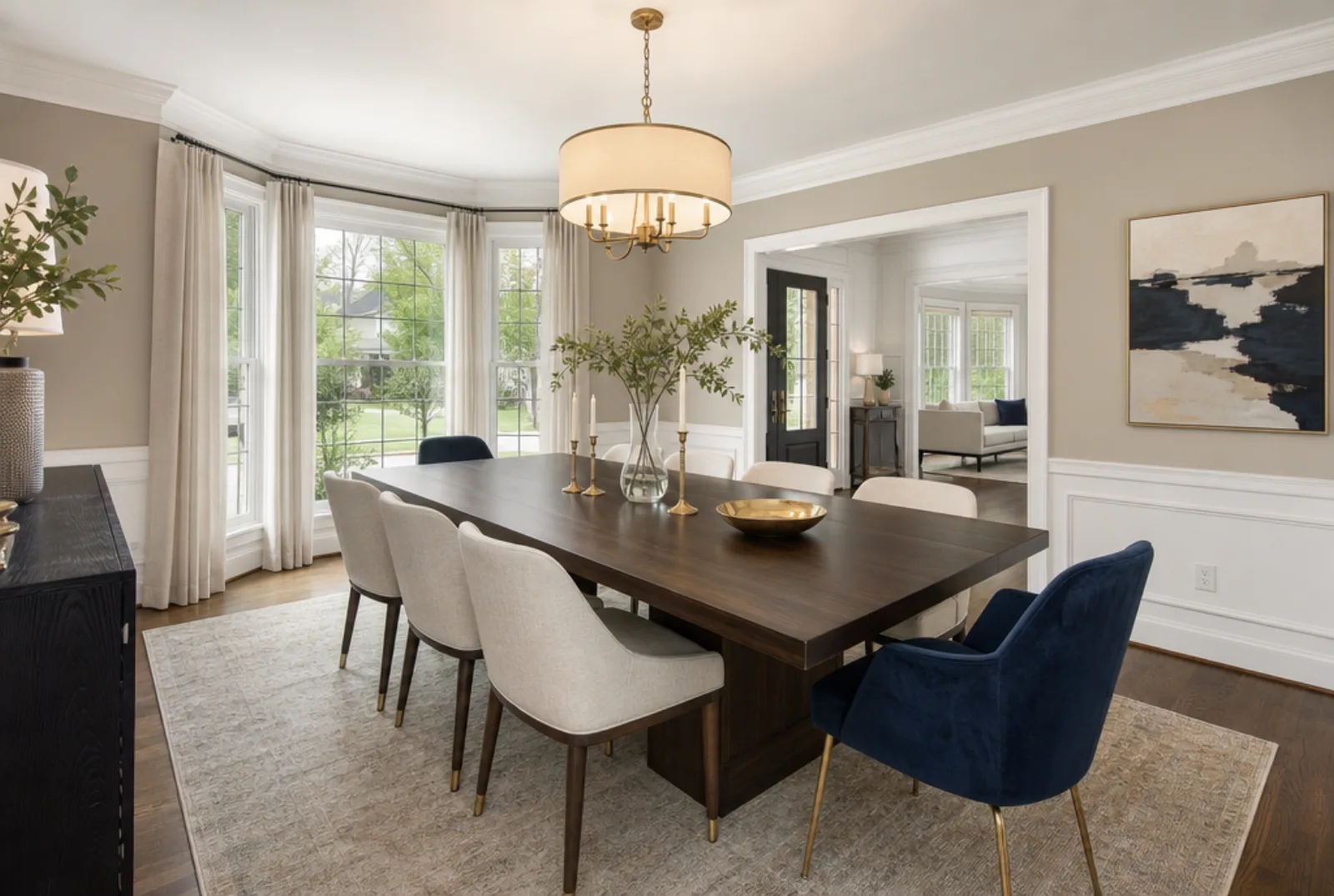 Vacant staging in a Buckhead estate home