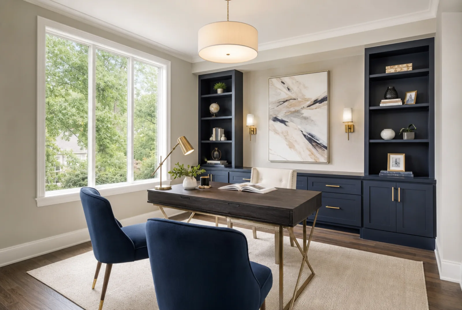 Staged condo interior in Buckhead