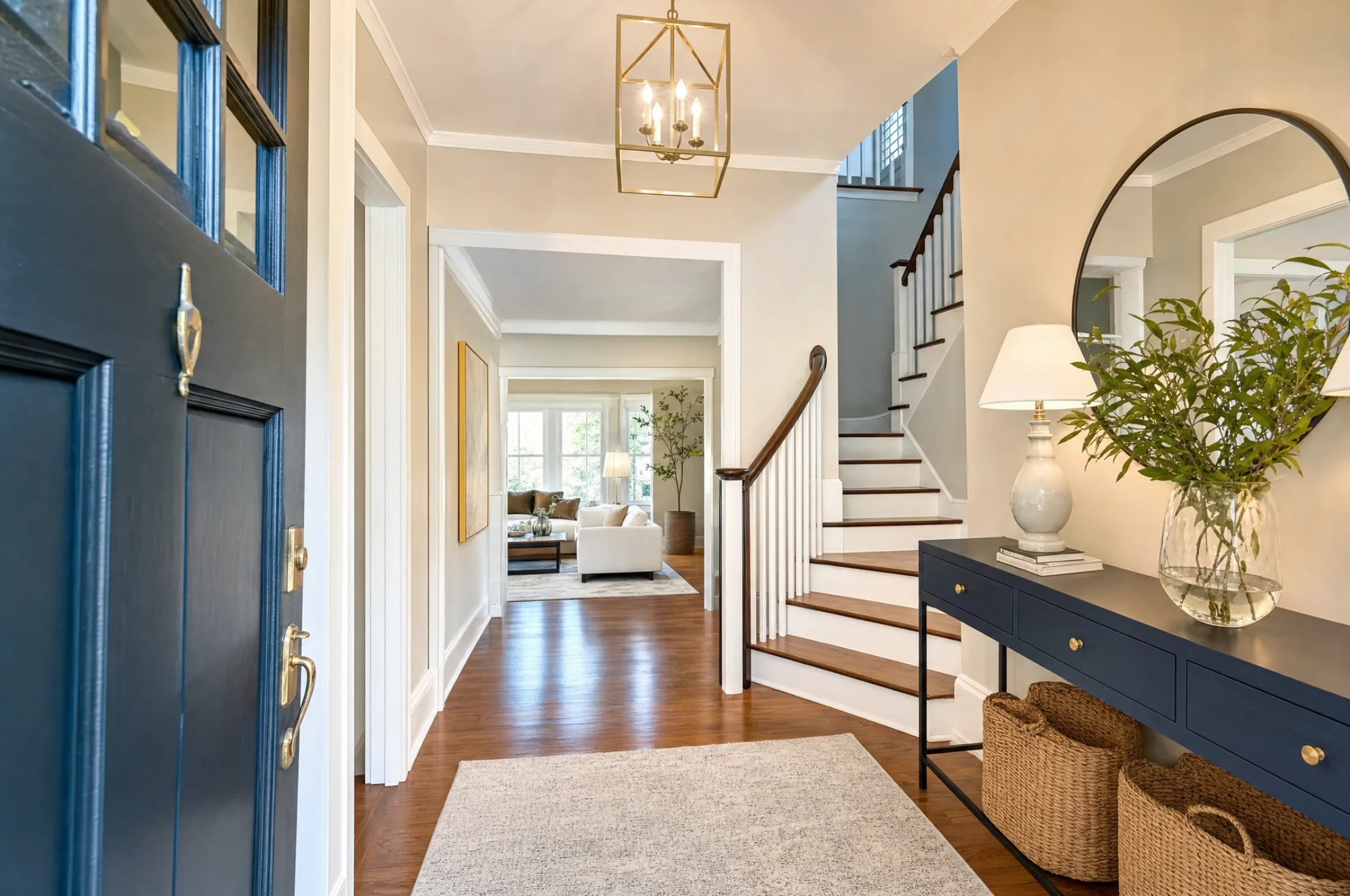 Staged Marietta home in a Cobb County neighborhood