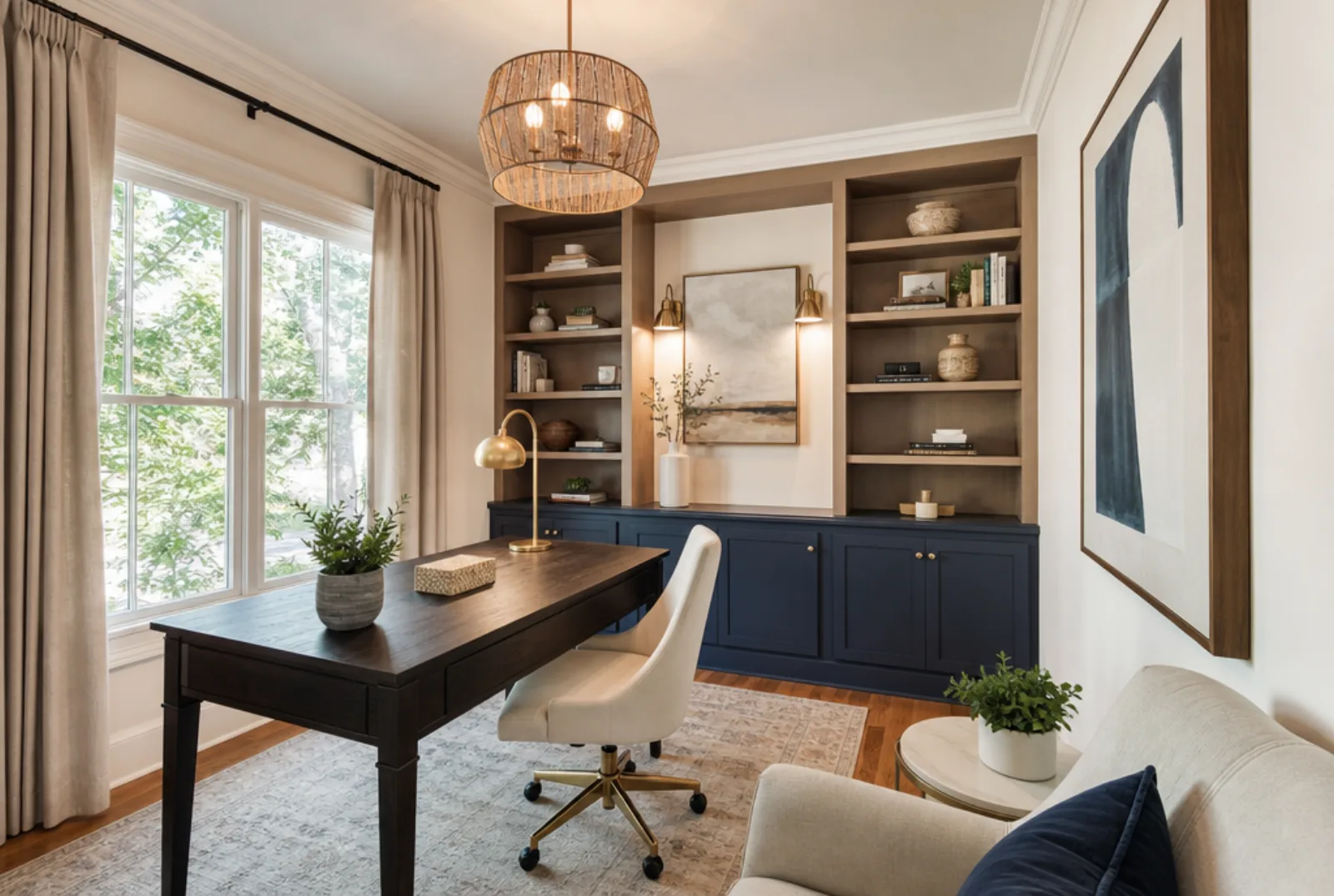 Staged interior of a Marietta GA home