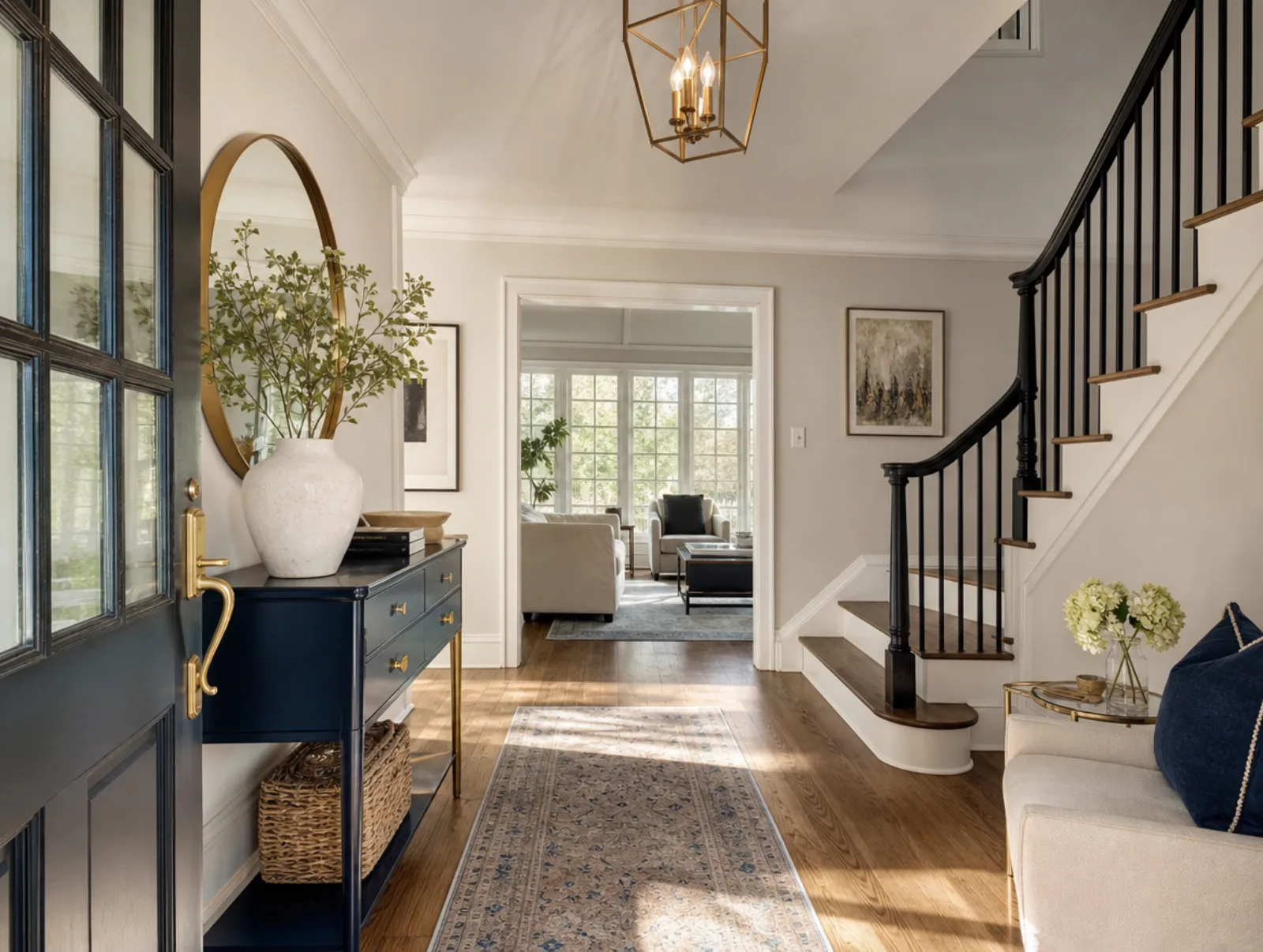AJ Thompson walking a Metro Atlanta home room by room during an occupied staging consultation