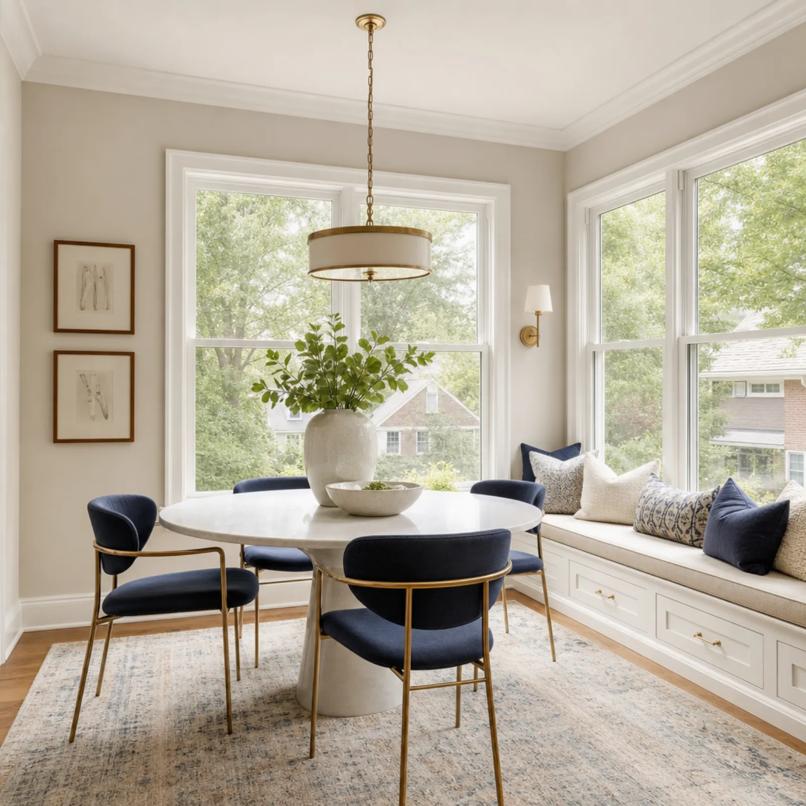 Staged interior of a Marietta GA home