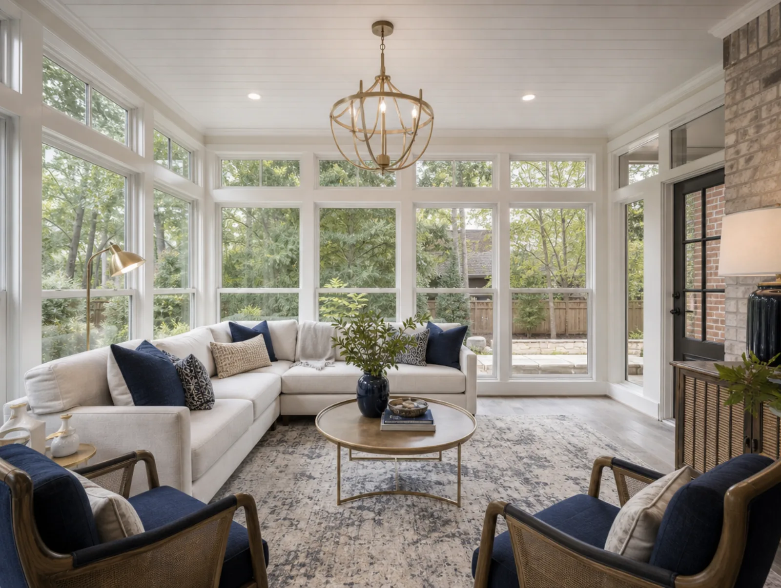 Exterior of a staged Alpharetta GA home prepared for sale