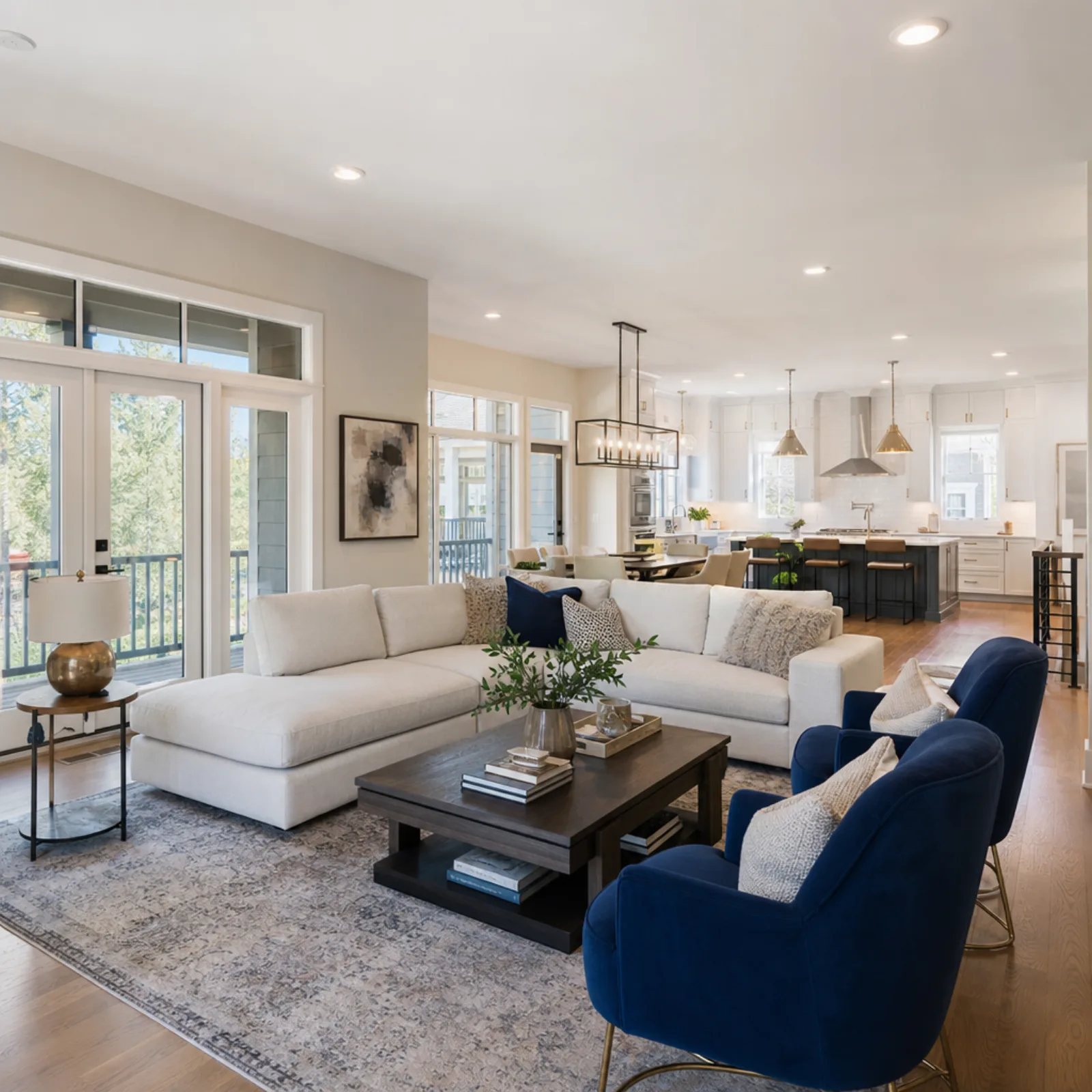 Exterior of a staged Alpharetta GA home prepared for sale