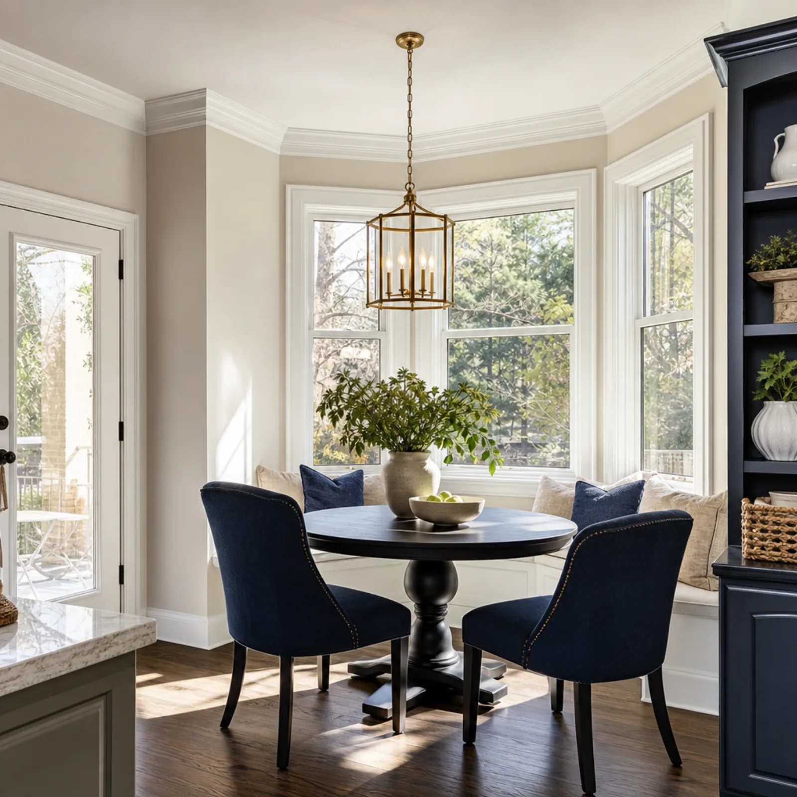 Vacant home staging in a Metro Atlanta single-family living room