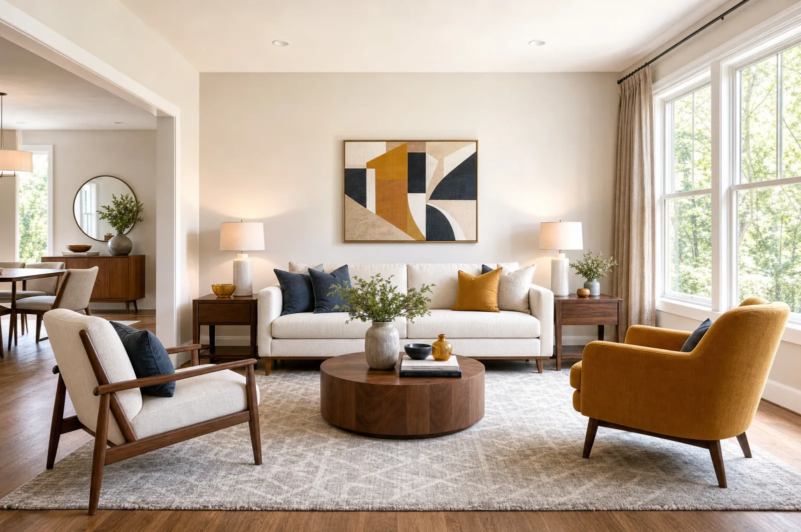Featured staged Buckhead home interior