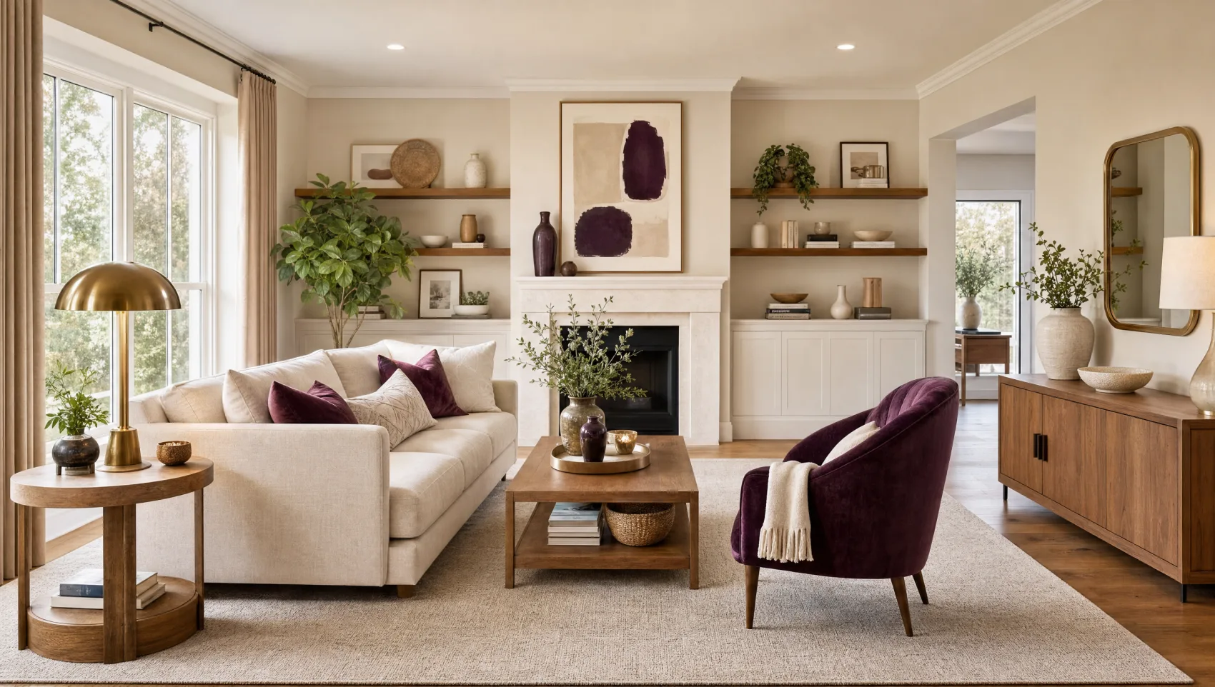 Professionally staged Dunwoody, GA home ready for the market