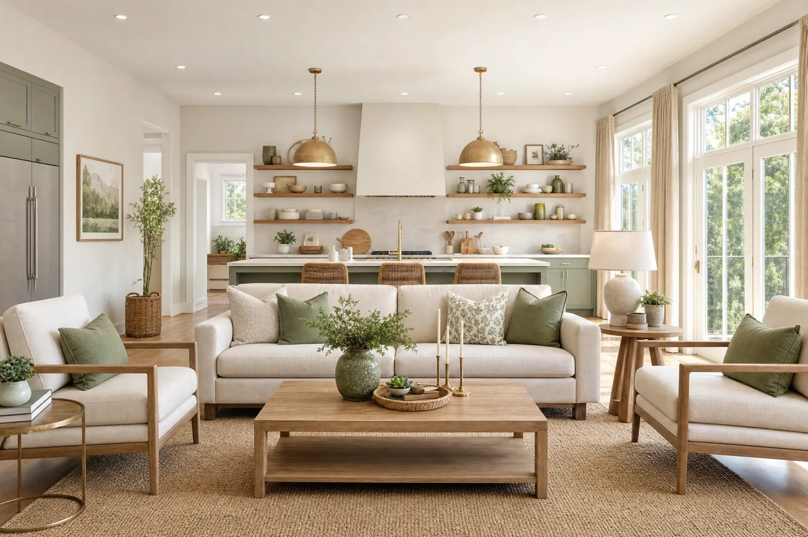 Featured staged interior of a Roswell, GA home