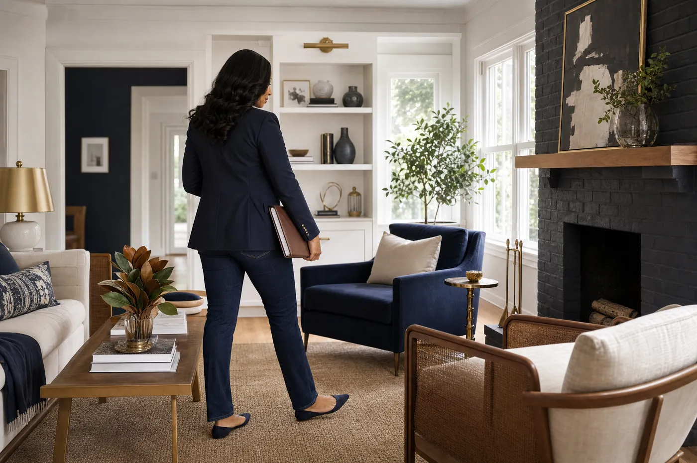 Fully furnished vacant staging in Buckhead
